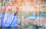 抽象油画