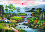 油画