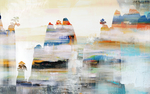 抽象油画
