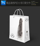 炫酷粒子汽车手提袋纸袋成品