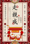 春节腊月民俗海报