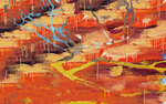 抽象油画