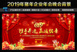 2019猪年晚会背景