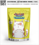 大懒猫零食包装袋设计