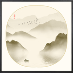 大型高清禅意山水装饰画