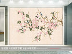 花鸟装饰画背景
