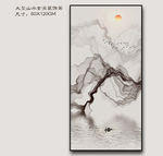 大型高清竖幅山水画
