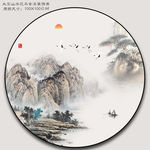 禅意山水画