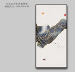 大型现代玄关装饰画