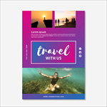 海外境外旅行旅游公司海报