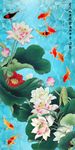 荷花装饰画