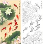 LJ 连年有余 荷花