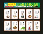 食堂文化绿色之六背景墙