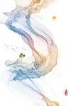 水墨山水装饰画