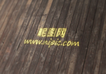 木板LOGO样机