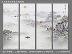 抽象山水挂画 大型山水画