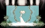 蓝色系婚礼