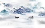 中式水墨山水