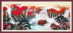 鸿运当头国画