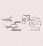 线稿 线描 简洁手绘 手绘画