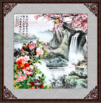 国画牡丹