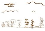 公路边绿化-手绘画