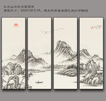 新中式山水画 大型山水挂画