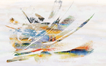 抽象油画