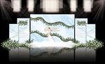 蓝色系婚礼