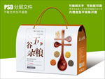 创意乐器琵琶五谷杂粮包装设计