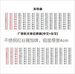 不锈钢拉丝腐蚀牌