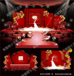 红色系婚礼
