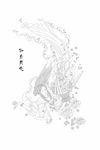 仙女散花线稿图