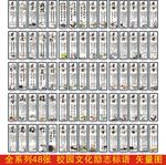 校园文化励志教室装饰学校标语