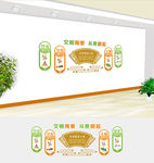 食堂文化墙