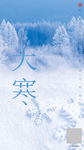 大寒手机海报