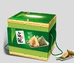 高端粽子礼盒竹编竹纹包装