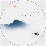 无框画 山水画