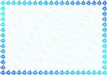 粉蓝 网络证书纹