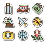 旅行元素icon