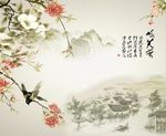 咏芙蓉 花鸟