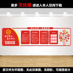 企业工会文化墙