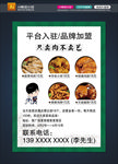 肉类美食价格展板