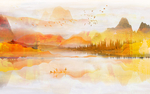 抽象油画