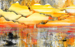 抽象油画