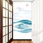 隔断山水画