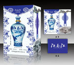 青花瓷酒包装