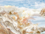 大理石山水石纹