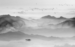 水墨山水画