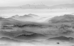 水墨画山水画